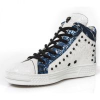 Ботинки M.PS021-C5 VINTAGE FLOWER BLANCO PLATA VINT FLOWER POLAR AZU New Rock M.PS021-C5 - маленькая картинка