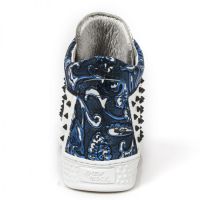 Ботинки M.PS021-C5 VINTAGE FLOWER BLANCO PLATA VINT FLOWER POLAR AZU New Rock M.PS021-C5 - маленькая картинка