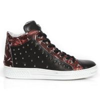 Ботинки M.PS021-S1 RAW NEGRO, VINTAGE FLOWER POLAR ROJO, PISA BLANCO New Rock M.PS021-S1 - маленькая картинка