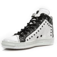 Ботинки M.PS021-S2 VINTAGE FLOWER BLANCO-PLATA,VINTAGE FLOWER POLAR New Rock M.PS021-S2 - маленькая картинка