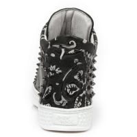 Ботинки M.PS021-S3 RAW NEGRO, VINTAGE FLOWER POLAR NEGRO, PISA BLANC New Rock M.PS021-S3 - маленькая картинка