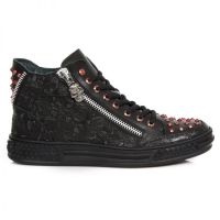 Ботинки M.PS029-C12 VINTAGE FLOWER NEGRO RAW NEGRO PISA NEGRO New Rock M.PS029-C12 - маленькая картинка