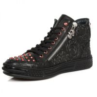 Ботинки M.PS029-C12 VINTAGE FLOWER NEGRO RAW NEGRO PISA NEGRO New Rock M.PS029-C12 - маленькая картинка