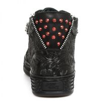 Ботинки M.PS029-C12 VINTAGE FLOWER NEGRO RAW NEGRO PISA NEGRO New Rock M.PS029-C12 - маленькая картинка