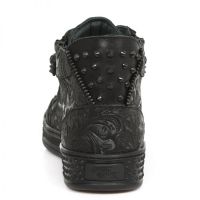 Ботинки M.PS029-C13 VINTAGE FLOWER NEGRO RAW NEGRO PISA NEGRO New Rock M.PS029-C13 - маленькая картинка