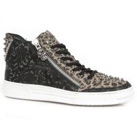  M.PS029-C4 VINTAGE FLOWER NEGRO FLOWER LEOPARDO PISA BLANCO - 