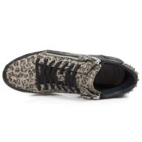 Ботинки M.PS029-C4 VINTAGE FLOWER NEGRO FLOWER LEOPARDO PISA BLANCO New Rock M.PS029-C4 - маленькая картинка