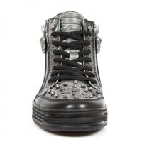 Ботинки M.PS029-C5 RAW NEGRO SERPENTE MAKI NEGRO PISA NEGRO New Rock M.PS029-C5 - маленькая картинка