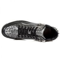 Ботинки M.PS029-C5 RAW NEGRO SERPENTE MAKI NEGRO PISA NEGRO New Rock M.PS029-C5 - маленькая картинка