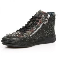 Ботинки M.PS029-C6 VINTAGE FLOWER NEGRO VINTAGE FLOWER ROJO PISA NEG New Rock M.PS029-C6 - маленькая картинка