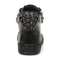 Ботинки M.PS029-S5 RAW NEGRO SERPENTE MAKI NEGRO PISA NEGRO New Rock M.PS029-S5 - маленькая картинка