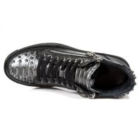 Ботинки M.PS029-S5 RAW NEGRO SERPENTE MAKI NEGRO PISA NEGRO New Rock M.PS029-S5 - маленькая картинка
