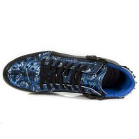 Ботинки M.PS029-S7 RAW NEGRO VINTAGE FLOWER POLAR AZUL PISA BLANCO New Rock M.PS029-S7 - маленькая картинка