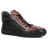 Ботинки M.PS029-S8 RAW NEGRO VINTAGE FLOWER POLAR ROJO PISA NEGRO New Rock M.PS029-S8 - маленькая картинка