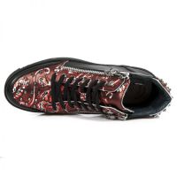 Ботинки M.PS029-S8 RAW NEGRO VINTAGE FLOWER POLAR ROJO PISA NEGRO New Rock M.PS029-S8 - маленькая картинка