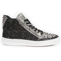 Ботинки M.PS029-S9 VINTAGE FLOWER NEGRO CAMUFLAGE GRIS PISA BLANCO New Rock M.PS029-S9 - маленькая картинка