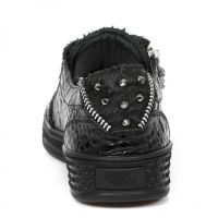 Ботинки M.PS030-C1 AFRICA NEGRO RAW NEGRO CORTADO SPIGA PISA NEGRO New Rock M.PS030-C1 - маленькая картинка