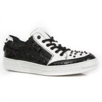 Ботинки M.PS030-S3 AFRICA NEGRO, VINTAGE FLOWER BLANCO-PLATA, PISA B New Rock M.PS030-S3 - маленькая картинка