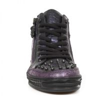 Ботинки M.PS039-C18 VINTAGE ALASKA LILA, BOX LILA-METAL, PISA NEGRO New Rock M.PS039-C18 - маленькая картинка