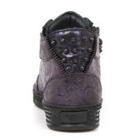 Ботинки M.PS039-C18 VINTAGE ALASKA LILA, BOX LILA-METAL, PISA NEGRO New Rock M.PS039-C18 - маленькая картинка