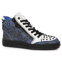 Ботинки M.PS039-C8 FLORAL BOX PLANE-AZUL REVESS AZUL BRUMA CRACK BLA New Rock M.PS039-C8 - маленькая картинка