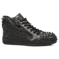  M.PS039-S3 VINTAGE FLOWER NEGRO, BOX PLANE DIAMANETE GRABADO - 