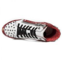 Ботинки M.PS039-S5 FLORAL PAINT ROJO, BRUMA CRACK BLANCO, PISA BLANC New Rock M.PS039-S5 - маленькая картинка