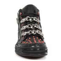 Ботинки M.PS040-C1 VINTAGE FLOWER NEGRO RAW NEGRO PISA NEGRO New Rock M.PS040-C1 - маленькая картинка