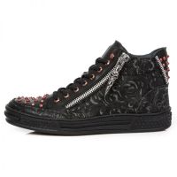 Ботинки M.PS044-C2 VINTAGE FLOWER NEGRO RAW NEGRO PISA NEGRO New Rock M.PS044-C2 - маленькая картинка