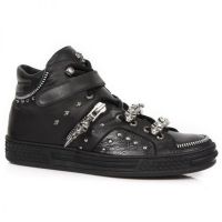Ботинки M.PS045-C1 ITALI NEGRO NOMADA NEGRO PISA NEGRO New Rock M.PS045-C1 - маленькая картинка