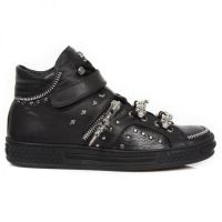 Ботинки M.PS045-C1 ITALI NEGRO NOMADA NEGRO PISA NEGRO New Rock M.PS045-C1 - маленькая картинка