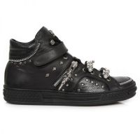 Ботинки M.PS045-C1 ITALI NEGRO NOMADA NEGRO PISA NEGRO New Rock M.PS045-C1 - маленькая картинка