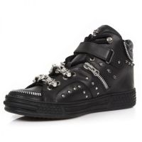Ботинки M.PS045-C1 ITALI NEGRO NOMADA NEGRO PISA NEGRO New Rock M.PS045-C1 - маленькая картинка