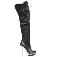 Сапоги M.PUNK080-C2 PITON NEGRO GRAFITO REVESS ROJO NAPA ELASTICA N New Rock M.PUNK080-C2 - маленькая картинка