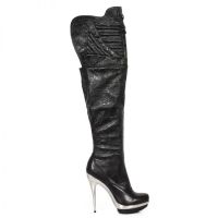 Сапоги M.PUNK080-S1 NAPA NEGRO, NAPA PU ELASTICA VINTAGE FLOWER NEG New Rock M.PUNK080-S1 - маленькая картинка