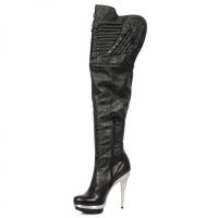 Сапоги M.PUNK080-S1 NAPA NEGRO, NAPA PU ELASTICA VINTAGE FLOWER NEG New Rock M.PUNK080-S1 - маленькая картинка