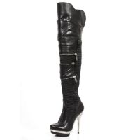 Сапоги M.PUNK225LS-C1 RAW NEGRO LYCRA NEGRA STRETCH NEGRA PL ACERO New Rock M.PUNK225LS-C1 - маленькая картинка