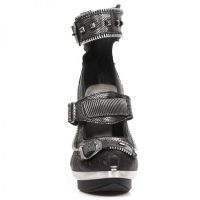 Туфли M.PUNK228-C2 FLORAL NEGRO BOX PLANE GRABADO DIAMANTE PL ACER New Rock M.PUNK228-C2 - маленькая картинка