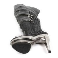 Сапоги M.ROCK225-C2 NOMADA NEGRO RAW NEGRO CORT ESPIGA ROCK ACERO L New Rock M.ROCK225-C2 - маленькая картинка