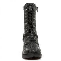 Ботинки M.TR001-C41 VINTAGE FLOWER NEGRO TRAIL NEGRO OXIDO MILITAR New Rock M.TR001-C41 - маленькая картинка