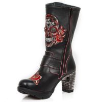 M.TR047-S3 RAW NEGRO, BORDADOS ROJOS, TRAIL NEGRO TACON ACER New Rock M.TR047-S3 -  