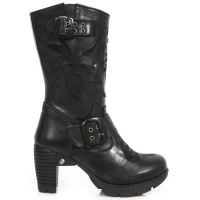 Ботинки M.TR049-S1 RAW NEGRO, BORDADOS NEGRO, TRAIL NEGRO OXIDO MILI New Rock M.TR049-S1 - маленькая картинка