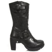 Ботинки M.TR049-S1 RAW NEGRO, BORDADOS NEGRO, TRAIL NEGRO OXIDO MILI New Rock M.TR049-S1 - маленькая картинка