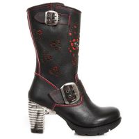  M.TR050-S1 LUX NEGRO REVESS ROJO, TRAIL NEGRO TACON ACERO New Rock M.TR050-S1 -  
