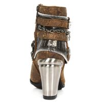 Ботинки M.TX002-C12 VINTAGE FLOWER ALASKA AVIADOR CRACK BRONCE TEXAS New Rock M.TX002-C12 - маленькая картинка