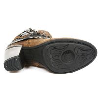 Ботинки M.TX002-C12 VINTAGE FLOWER ALASKA AVIADOR CRACK BRONCE TEXAS New Rock M.TX002-C12 - маленькая картинка