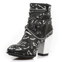 Ботинки M.TX002-S2 VINTAGE FLOWER POLAR NEGRO, NOMADA NEGRO, TEXAS B New Rock M.TX002-S2 - маленькая картинка