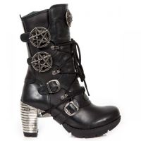 Сапоги ITALI NEGRO, NOMADA NEGRO, TRAIL NEGRO ACERO New Rock M.TR099-C1 - маленькая картинка