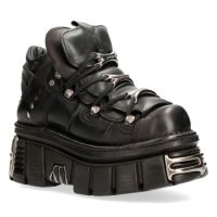  NOMADA NEGRO, TOWER NEGRO LATERAL E14 ACERO New Rock M.106-S112 -  