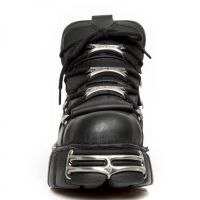 Ботинки VEGAN NEGRO TOWER NEGRO ACERO New Rock M.106-VS1 - маленькая картинка
